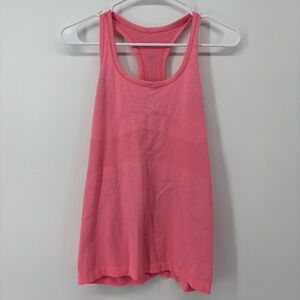 Lululemon Swiftly Tech Racerback Tank Top Pink Women's Size 8 Athletic Gym
